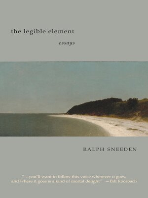 cover image of The Legible Element